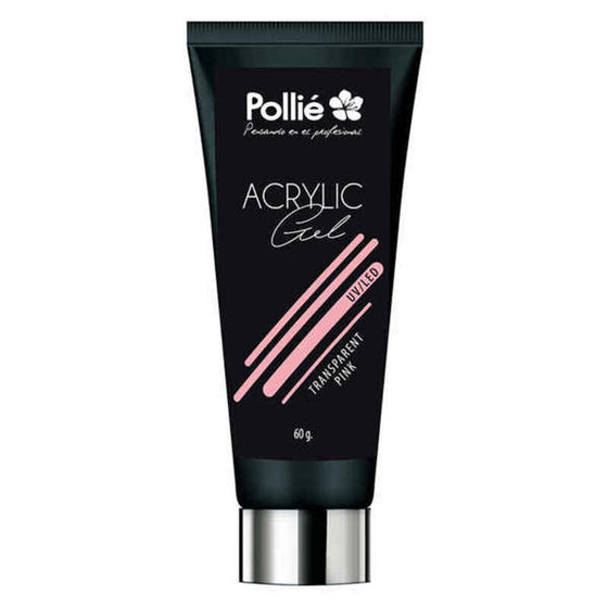 Gel de uñas Acrylic Eurostil TRANPARENT PINK Rosa 60 g