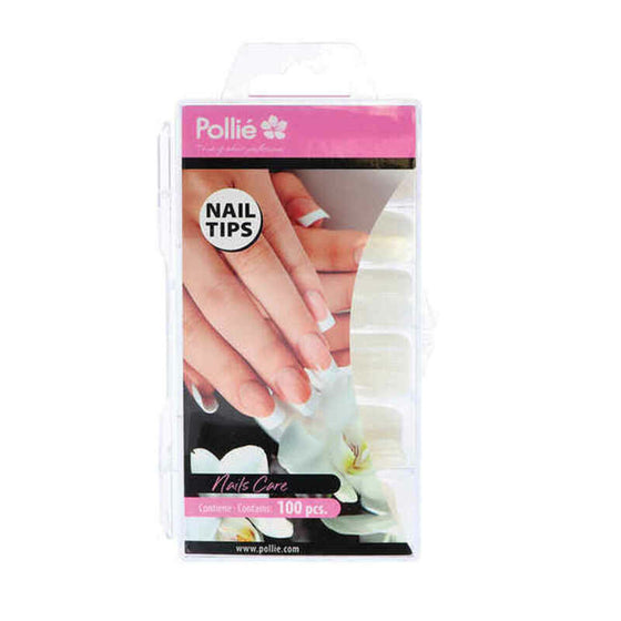 Uñas Postizas Eurostil NATURALES SQUARE Cuadrados Natural (100 uds)