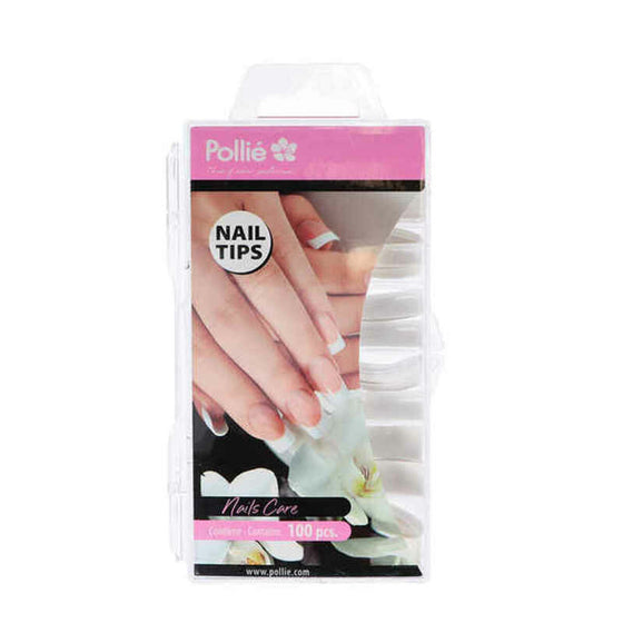 Uñas Postizas Eurostil BLANCOS SQUARE Cuadrados Blanco (100 uds)