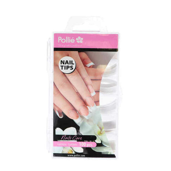 Uñas Postizas Eurostil BLANCOS CURVADOS Curvado Blanco (100 uds)