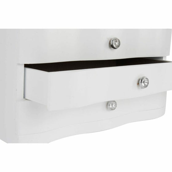 Caja-Joyero DKD Home Decor 27 x 18 x 16 cm Blanco Madera MDF