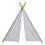 Tienda de Campaña DKD Home Decor Algodón Madera Unicornio (110 x 110 x 106 cm)