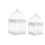 Jaula DKD Home Decor Metal 23 x 23 x 46 cm