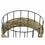 Juego de Cestas DKD Home Decor 8424001836628 Negro Natural Metal 35 x 35 x 40 cm