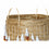 Juego de Cestas DKD Home Decor Bambú Bali Flecos (3 pcs)