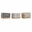 Cesta DKD Home Decor 8424001855711 Beige Gris Marrón claro 34 x 24 x 22 cm (3 Piezas)