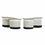 Juego de Cestas DKD Home Decor Rayas Negro Gris Marrón 30 x 30 x 30 cm Blanco Boho (2 Unidades) (4 pcs)