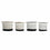 Juego de Cestas DKD Home Decor Rayas Negro Gris Marrón 30 x 30 x 30 cm Blanco Boho (2 Unidades) (4 pcs)