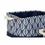 Juego de Cestas DKD Home Decor 40 x 30 x 24 cm Gris Marrón Poliéster Blanco Azul marino Boho Hoja de planta (2 Unidades)