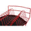 Escurridor para Fregadero DKD Home Decor Negro Rojo Metal Polipropileno 47,5 x 26,5 x 11 cm