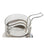 Azucarero DKD Home Decor Básico Plateado Acero Inoxidable Cristal 15 x 10,5 x 10 cm