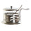 Azucarero DKD Home Decor Básico Plateado Acero Inoxidable Cristal 15 x 10,5 x 10 cm