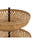 Frutero DKD Home Decor Negro Metal Marrón Bambú 40 x 40 x 70 cm