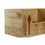Cesta Multiusos DKD Home Decor 30,5 x 15,5 x 15 cm Natural Negro