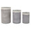 Juego de Cestos DKD Home Decor Gris Beige Bambú 38 x 38 x 60 cm 3 Piezas