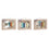 Xilófono DKD Home Decor Madera Metal Plástico 19 x 14,5 x 3 cm (3 Piezas)