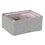 Juego de Cestas DKD Home Decor 41 x 29 x 18 cm Plateado Gris Rosa Polipropileno