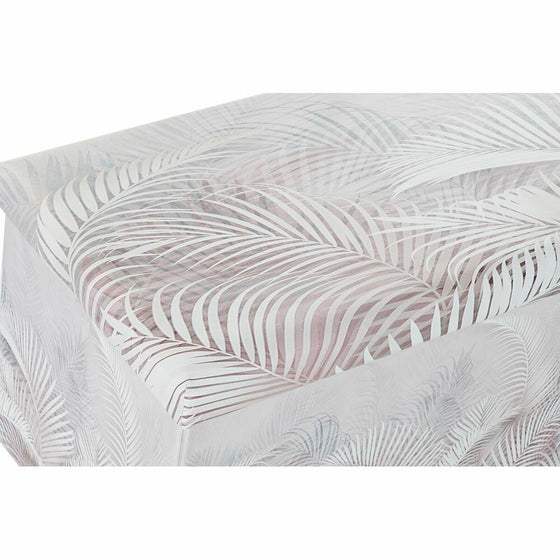 Caja Multiusos DKD Home Decor Plegable 71,5 x 35 x 36 cm Poliuretano Tropical (2 Unidades)