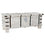 Arcón DKD Home Decor Metal Blanco Madera de mango (116 x 40 x 45 cm)