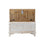 Arcón DKD Home Decor 88 x 40 x 45 cm Blanco Latón Madera de mango