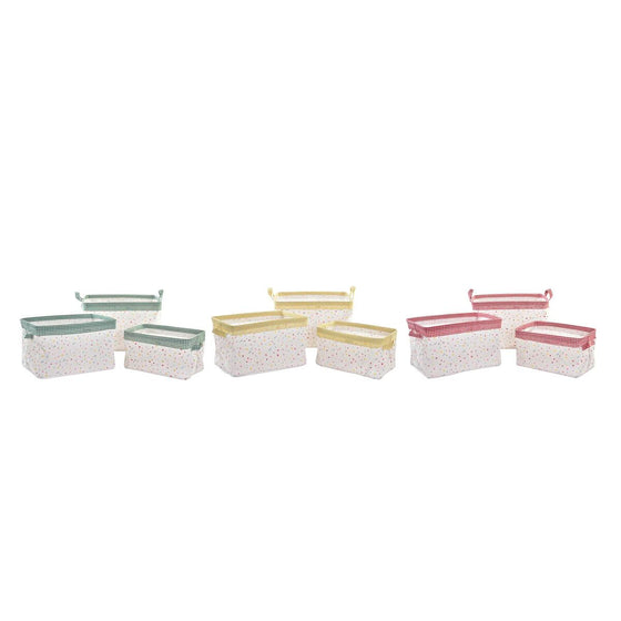 Juego de Cestas DKD Home Decor 35 x 21 x 20 cm