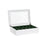 Estuche para Relojes DKD Home Decor 29 x 20 x 9 cm Cristal Blanco Madera MDF