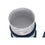 Set de Cajas Organizadoras Apilables DKD Home Decor Marino Rayas Blanco Azul marino Cartón (37,5 x 37,5 x 18 cm)