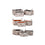 Juego de Cestas DKD Home Decor Marrón Gris Naranja 40 x 30 x 20 cm (3 Piezas)