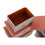 Set de Cajas Organizadoras Apilables DKD Home Decor Marrón Gris Naranja 40 x 30 x 20 cm