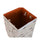 Cesto para la Ropa Sucia DKD Home Decor Con Tapa 36 x 36 x 55 cm Gris Naranja (3 Unidades)