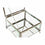 Caja-Joyero DKD Home Decor Cristal Metal 16 x 16 x 10 cm Plateado Transparente