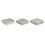 Caja para Infusiones DKD Home Decor 24,5 x 24,5 x 6 cm Cristal Beige Metal Terracota Blanco Verde Marrón claro 3 Piezas Madera M