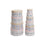 Set de Cajas Organizadoras Apilables DKD Home Decor Animales Redondo Flores Cartón (37,5 x 37,5 x 18 cm)
