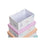 Set de Cajas Organizadoras Apilables DKD Home Decor Marino Cartón (43,5 x 33,5 x 15,5 cm)