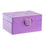 Caja-Joyero DKD Home Decor 23 x 17 x 10 cm Lila Poliuretano Madera MDF
