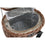 Cesta DKD Home Decor Pícnic Natural Blanco Mimbre (39 x 28 x 22 cm)