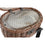 Cesta DKD Home Decor Pícnic Natural Blanco Mimbre (39 x 28 x 22 cm)