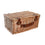 Cesta DKD Home Decor Pícnic Natural Azul Mimbre (48 x 32 x 22 cm)