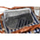 Cesta DKD Home Decor Pícnic Marrón Azul marino Mimbre 42 x 30 x 20 cm