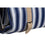 Cesta DKD Home Decor Pícnic Marrón Azul marino Mimbre 42 x 30 x 20 cm
