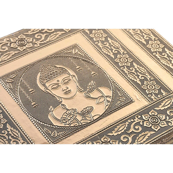 Caja-Joyero DKD Home Decor 27,5 x 20 x 5,4 cm Champán Beige Madera Aluminio