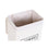 Juego de Cestos DKD Home Decor Poliéster Blanco Bambú (40 x 30 x 46 cm)