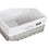 Juego de Cestos DKD Home Decor Gris Poliéster Mimbre (44 x 34 x 56 cm)