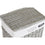 Juego de Cestos DKD Home Decor Gris Poliéster Mimbre (44 x 34 x 56 cm)