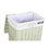 Juego de Cestas DKD Home Decor Verde Mimbre 44 x 34 x 56 cm