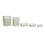 Juego de Cestas DKD Home Decor Verde Mimbre 44 x 34 x 56 cm