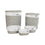 Juego de Cestos DKD Home Decor Gris Poliéster Mimbre (51 x 37 x 56 cm)