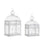 Jaula DKD Home Decor Blanco Metal 28 x 20 x 54 cm
