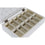 Caja para Relojes DKD Home Decor 29 x 20 x 9 cm Cristal Blanco Marfil Madera MDF