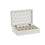 Caja para Relojes DKD Home Decor 29 x 20 x 9 cm Cristal Blanco Marfil Madera MDF